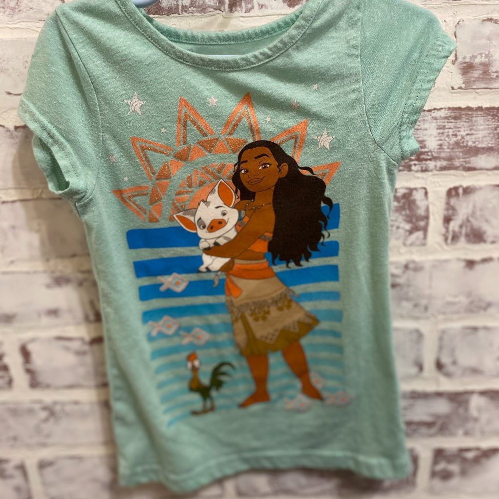 Disney Moana cap sleeve t shirt